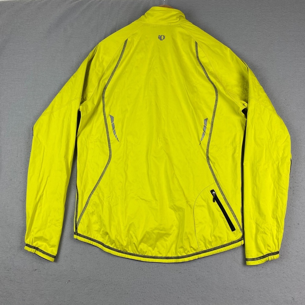 Pearl Izumi Elite reversible Jacket Mens L zip pocket softshell reflective - Picture 10 of 16